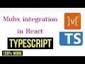How to install Mobx in react in hindi Mobx integration in hindi MObX with react Setup Hindi