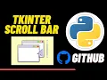 How To Make ScrollBar Widget Using Python Tkinter