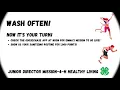 Handwashing Reminder from your JDs