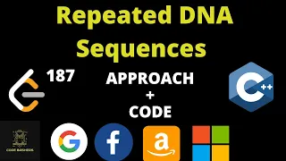 Repeated DNA Sequences Leetcode Leetcode 187 Leetcode october challenge