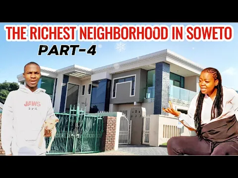 Download MP3 THE MOST EXPENSIVE NEIGHBORHOOD IN SOWETO | THE REALITY OF SOUTH AFRICA! | LUXURY HOMES JOZI IN 4K