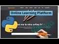 How to build an Online Learning Platform LMS with Python and Django Framework