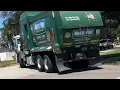 Rare waste pro Mack LR McNeilus ZR bridge-stone Miramar unit No 0144650 finishing his route