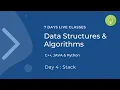 Data Structures Algorithms C JAVA Python 7 Days Bootcamp Day 4 Experience Tathastu