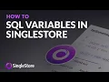 with variables in