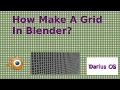 How To Make Grid In Blender Blender Grid Pattern Blender Wire Frame Modifier