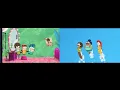 Fish hooks intro Friend hooks intro comparison synced