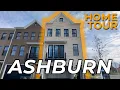 Inside the 2500 sqft Rayleigh townhome model in Brambleton Virginia Van Metre WEST PARK III