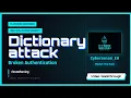 Lab Dictionary attack platform Hackviser web security