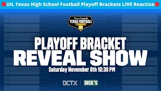 UIL Texas High School Football Playoff Brackets LIVE Reaction The Varsity Show S1 EP6