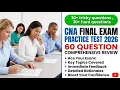 CNA Final Exam Practice Test 2026 60 Question Comprehensive Review To Pass Fast