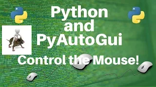 PyAutoGui Control the Mouse Part 3