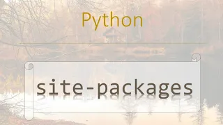 Python Modules site site-packages - How to use site-specific configuration hook