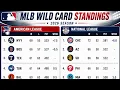 MLB Wild Card Standings Today Al Wild Card Nl Wild Card August 16 2026 Updated
