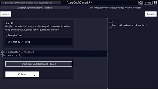 FreeCodeCamp - JavaScript Data Structures and Algorithms