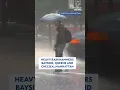 Heavy rain hammers Bayside Queens and Chelsea Manhattan