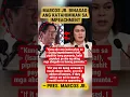 Marcos Jr Breaks His Silence on Impeachment