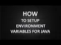 How to Setup Environment Variables after Installing Java to Start Automation Selenium Java