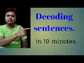 How to decode sentences