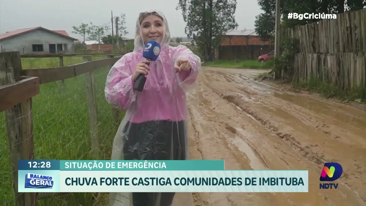Imbituba em alerta: Defesa Civil atua após forte chuva e alagamentos