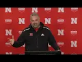 Nebraska head coach Matt Rhule National Signing Day press conference