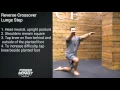 Monkey-Method Reverse Crossover Lunge Step