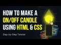 How to Make Candle Animation Using HTML CSS Beginner Friendly Tutorial