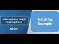 UiPath Substring