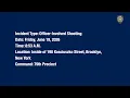 79th Precinct Officer-Involved Shooting June 19 2026