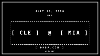 Cleveland Guardians CLE Miami Marlins MIA MLB Final Box Score JULY 10 2026