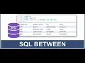 How to use Between in SQL query --- Code Play
