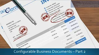 Dynamics 365 Webinar Configurable Business Documents - Part