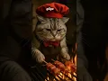 cat chef's homemade roast beef#trending #cat #chef#videoshorts#ai #