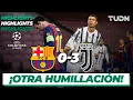 Highlights Barcelona 0-3 Juventus Champions League - J6 TUDN