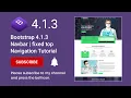 How to use Bootstrap 4 1 3 navbar Bootstrap 4 Tutorial fixed-top Navigation
