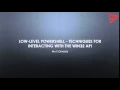 Low Level PowerShell Win32 API Graeber