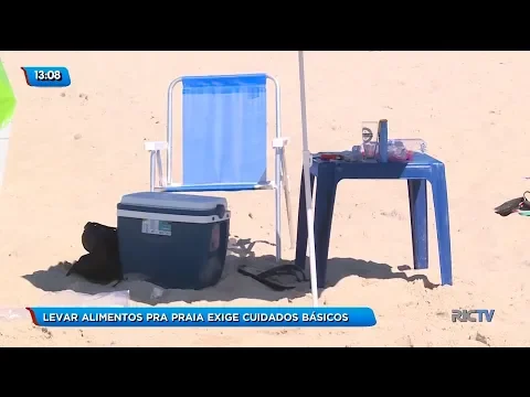 Levar alimentos para a praia exige cuidados básicos