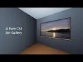 A 3D First Person Gallery No Javascript