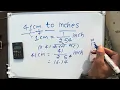 how to convert 41 centimeters to inches 41cm to inches Hindi English