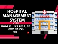 How to create Hospital Management System with NODEJS EPRESSJS EJS and MYSQL part 9