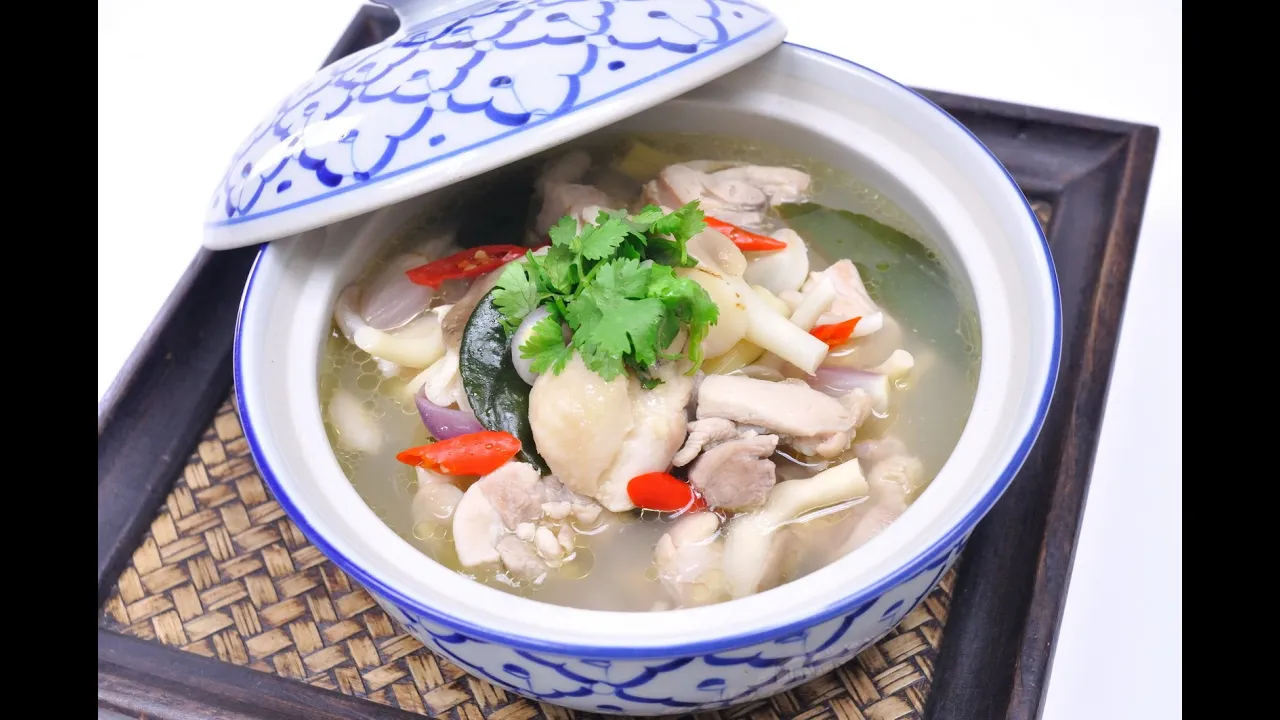 Spicy Chicken Soup (Thai Food)  Tom Yum Gai 