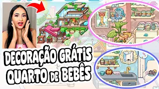 DECORAÇÃO GRÁTIS QUARTO DE BEBÊS MENINA E MENINO NO PAZU AVATAR WORLD