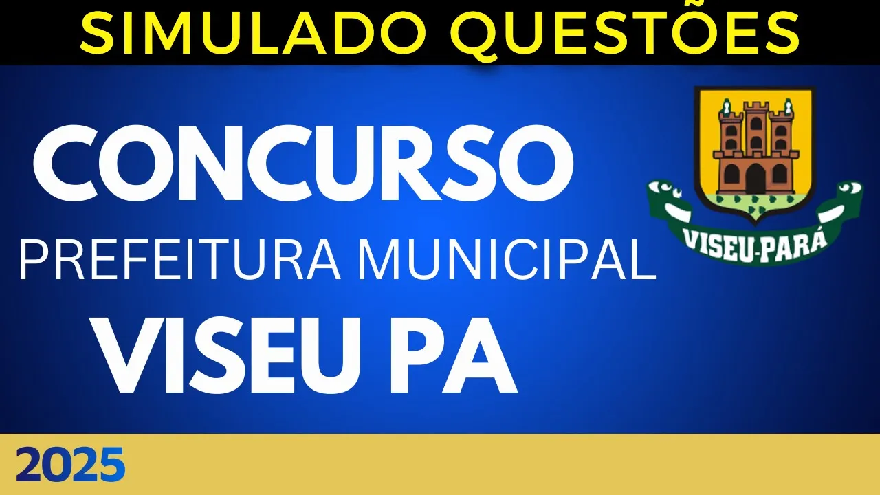 SIMULADO QUESTÕES Viseu Pará 2025 Aula 03 Lei Orgânica Municipal Questões INÉDITAS e Teoria