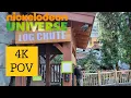 Log Chute On-ride Front Seat 4K POV Nickelodeon Universe