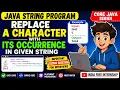 Replace Character with Its Occurrence in String Java String Coding Interview Question Core Java