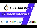 Insert Intervals Leetcode Problem 57 C Solution Optimal