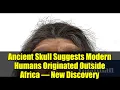 Download Lagu Ancient Skull Suggests Modern Humans Originated Outside Africa – New Discovery
