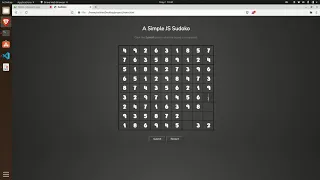 Sudoku Game Code Driven HTML CSS JAVASCRIPT