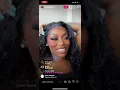 Asian da brat in Instagram live talking about nothing