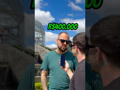 Qual sua PROFISSÃO? 💵#dinheiro #viral #entrevista